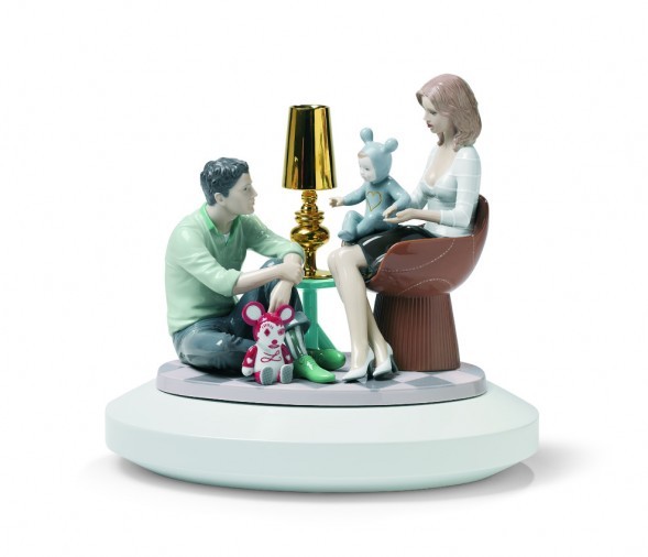 Jaime Hayón: Rodinný portrét / Fantasy Collection, 2010, Lladró