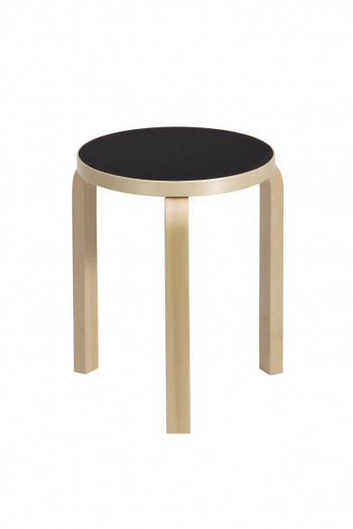 Alvar Aalto: Stool 60_black lino