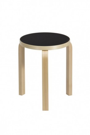 Alvar Aalto: Stool 60_black lino Alvar Aalto: Stool 60_black lino