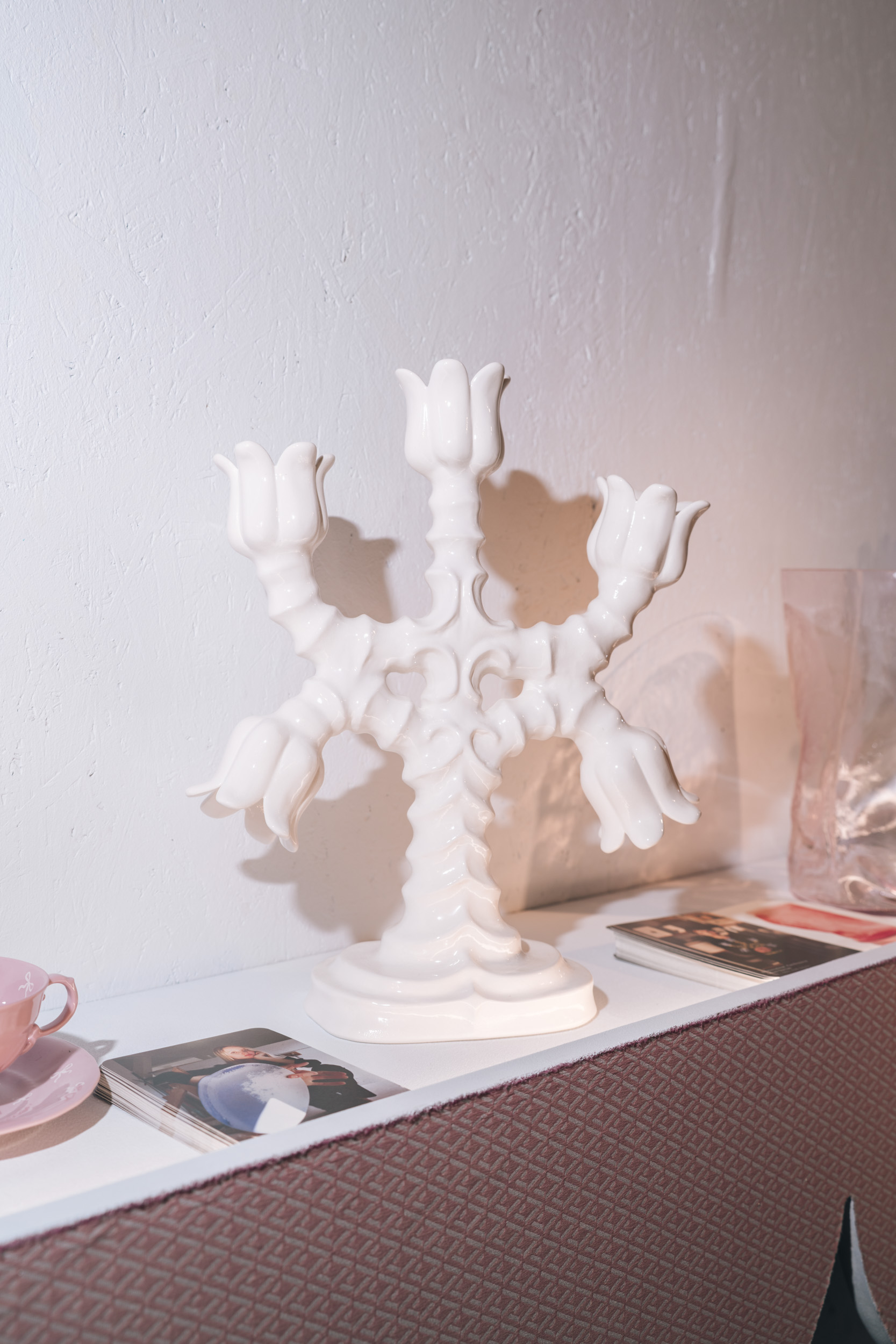 Svícen Bezstarostnost - bílý